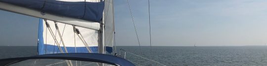 Mit Segelyacht auf dem Ijsselmeer Kurs Lemmer