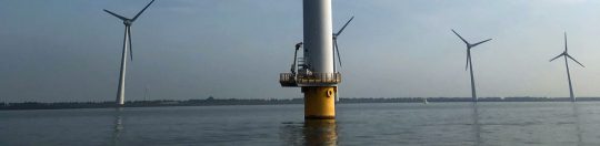 Windkraftrad / Windenergie am Ijsselmeer - Lemmer