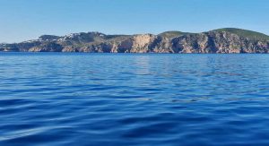 bezauberne Sicht auf die Küste der Baleareninsel